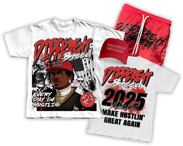 Make Hustlin Great Again Red Set