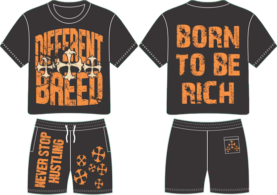 Orange Born 2 Be Rich - Kids Sets