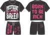 Pink Born 2 Be Rich - Kids Sets