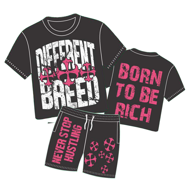 Pink Born 2 Be Rich - Kids Sets